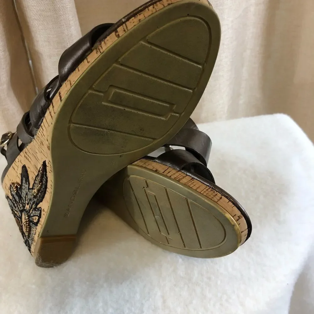 BANDOLINO wedge sandals size 8.5 - Picture 12 of 13